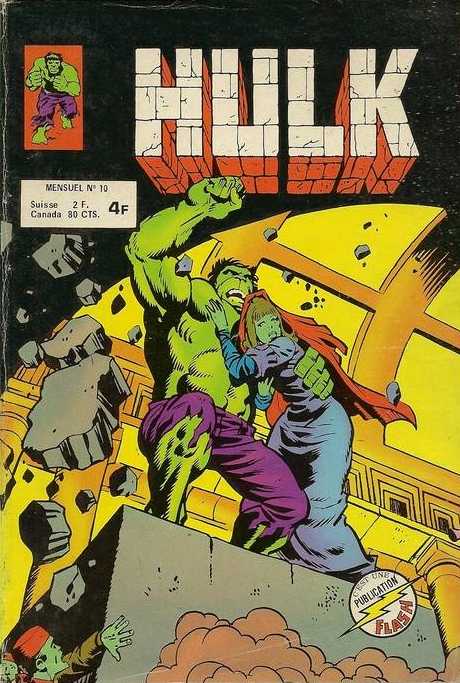 Scan de la Couverture Hulk Publication Flash n 10